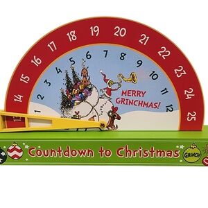 Grinch Christmas Countdown NWT